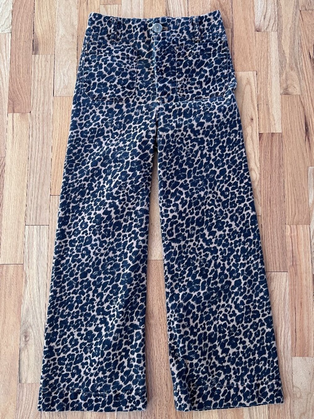 Anthropologie Maeve Colette Cropped Women's Animal Cheetah Print Pants Size 27